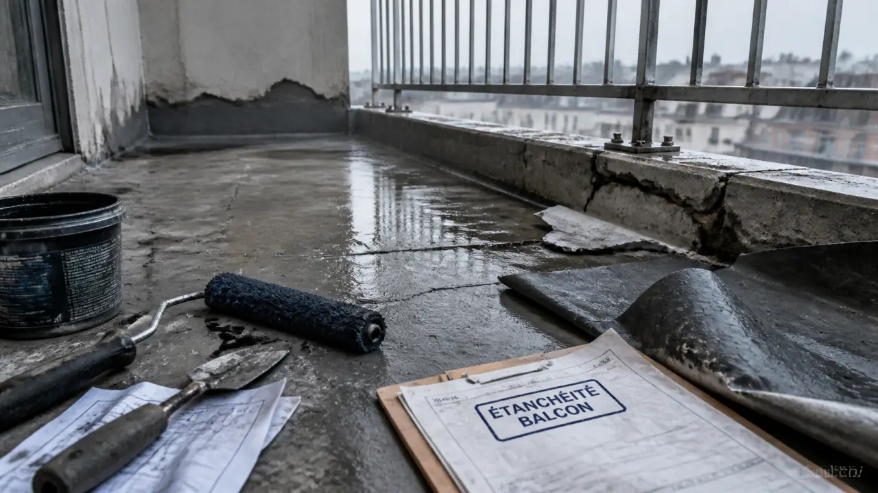 Balcon étanchéité : SEL ou membrane pour éviter les infiltrations