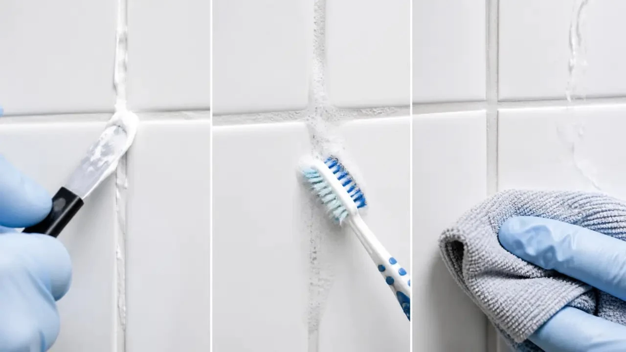 Comment nettoyer les joints salle de bain : étapes avec bicarbonate, vinaigre et brosse
