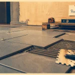 Pose carrelage en décalé 1/3 en quinconce