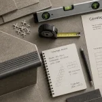 Carrelage pour escalier intérieur avec nez de marche antidérapant et bords protégés